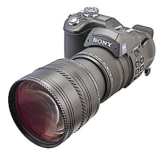 SONY DSC-F828デジタルカメラ用 レイノックスコンバージョンレンズ