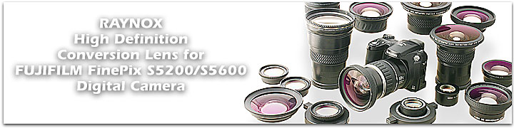 Verduisteren Ongeldig Induceren Raynox conversion lens and accessories for FUJIFILM FinePix S5200, S5600  Digital cameras