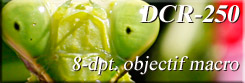 DCR-250 objectif macro 8-dioptrie