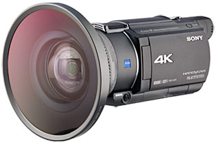 Omgekeerd Verbeteren Burgerschap Raynox High Definition Conversion Lens Accessories for SONY FDR-AX53 4K  Camcorder