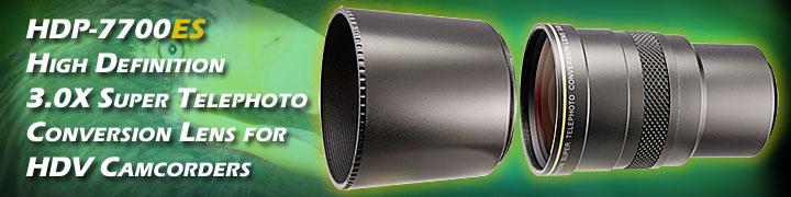 Raynox HDP-7700ES High Definition Super Telephoto Conversion Lens 