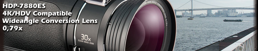 Raynox HDP-7880ES 4K compatible HD Wide-angle Conversion Lens 0.79x