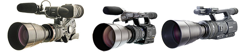 ハイビジョンビデオカメラ用レイノックスHDP-9000EX高品位望遠