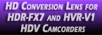 Accessories for HDR-FX7, HVR-V1E High Definition Camcorders.