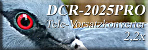 DCR-2025PRO tele-vorsatzkonverter 2,2x